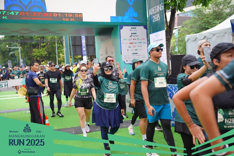 Race photo from Mangkunegaran Run 2025