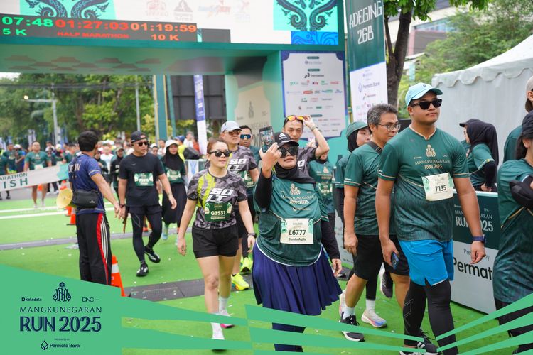 Race photo from Mangkunegaran Run 2025