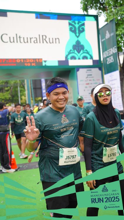 Race photo from Mangkunegaran Run 2025