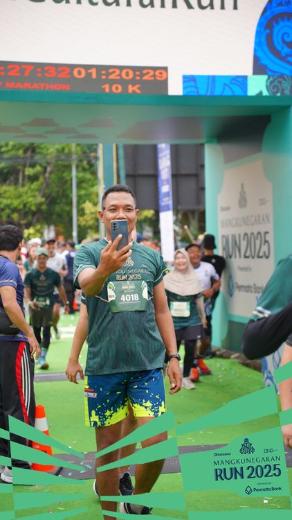 Race photo from Mangkunegaran Run 2025