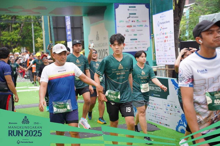 Race photo from Mangkunegaran Run 2025
