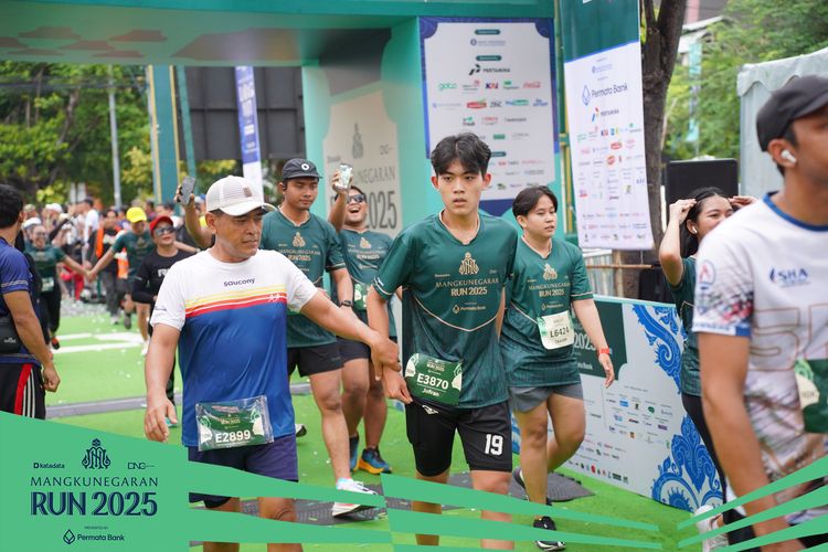 Race photo from Mangkunegaran Run 2025