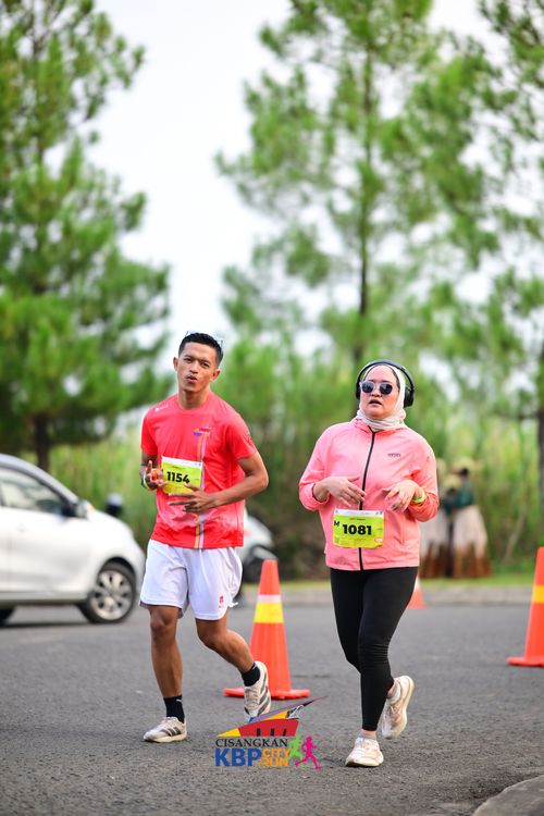 Race photo from CISANGKAN KBP CITY RUN 2025