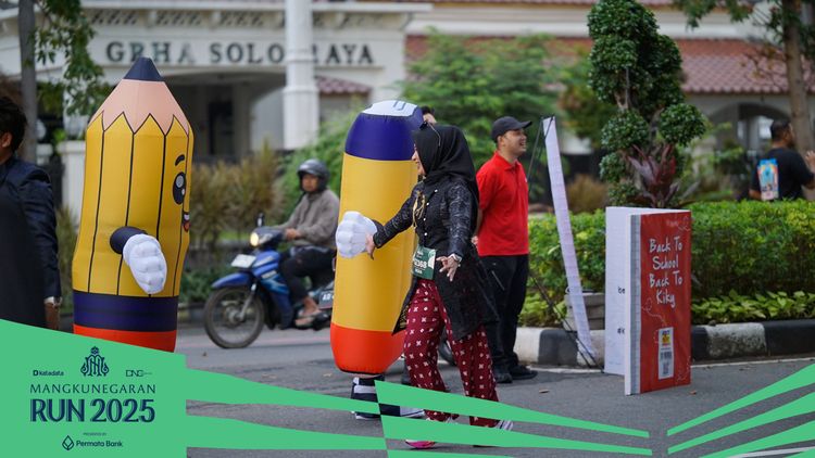 Race photo from Mangkunegaran Run 2025
