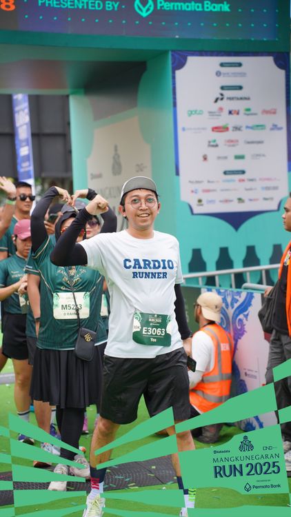 Race photo from Mangkunegaran Run 2025
