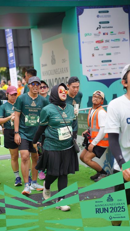 Race photo from Mangkunegaran Run 2025
