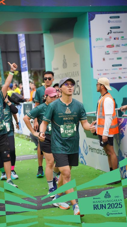 Race photo from Mangkunegaran Run 2025