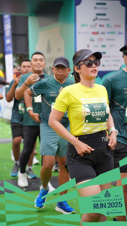 Race photo from Mangkunegaran Run 2025
