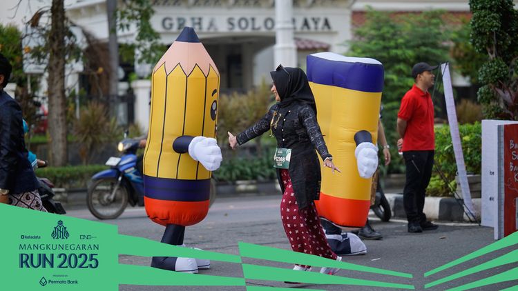 Race photo from Mangkunegaran Run 2025