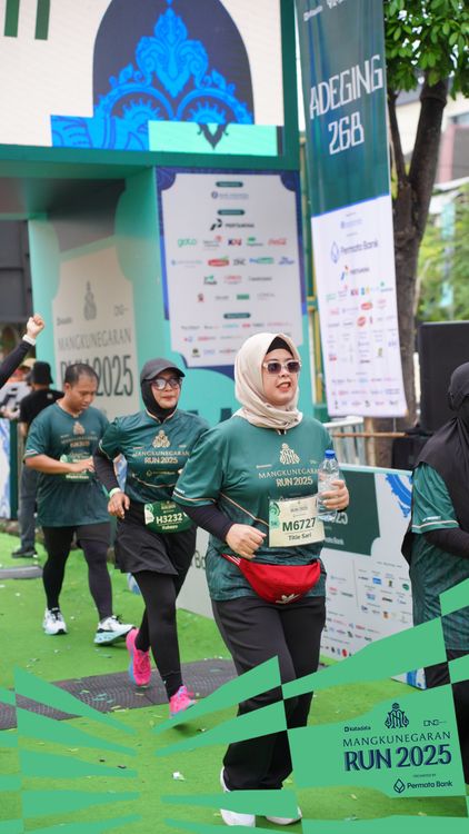Race photo from Mangkunegaran Run 2025