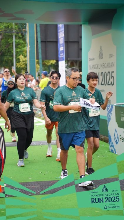 Race photo from Mangkunegaran Run 2025