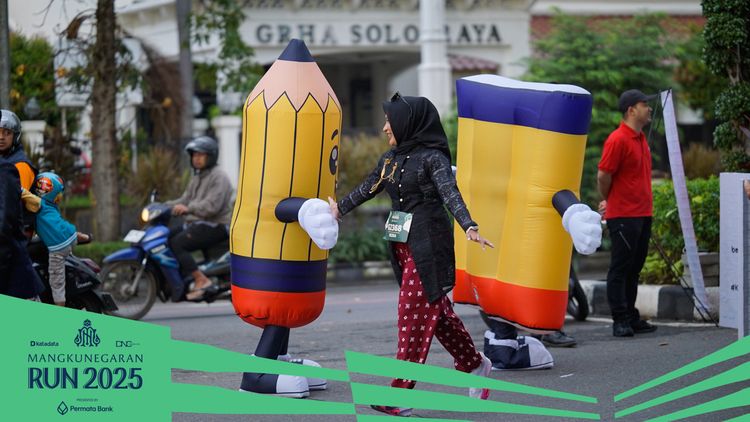 Race photo from Mangkunegaran Run 2025