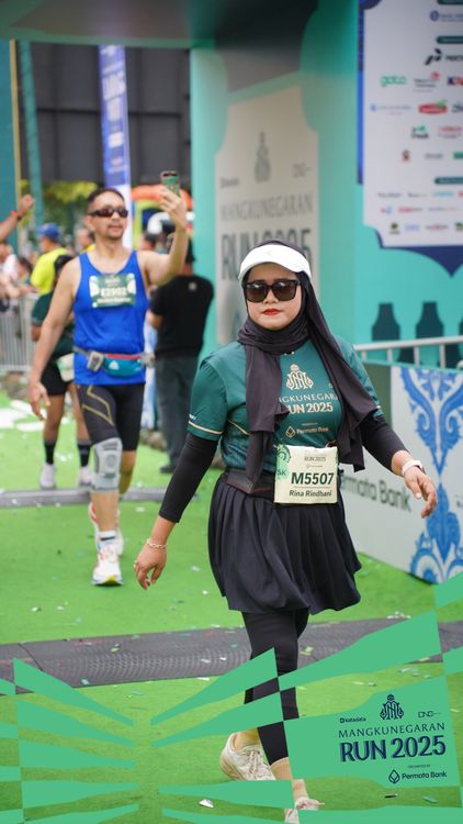 Race photo from Mangkunegaran Run 2025