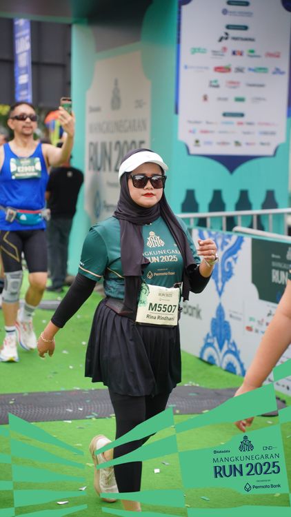 Race photo from Mangkunegaran Run 2025