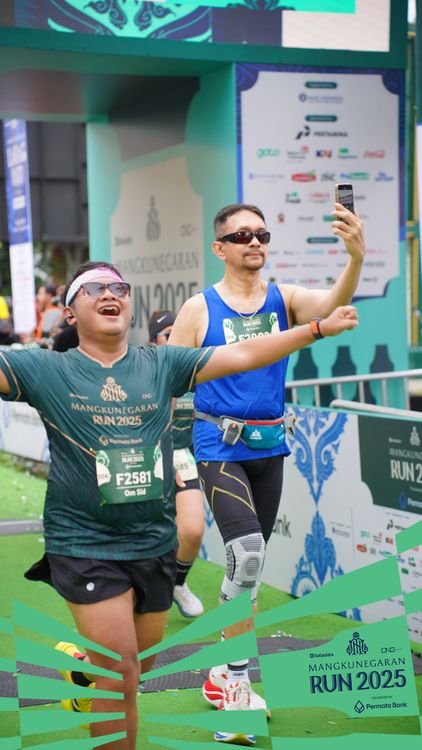 Race photo from Mangkunegaran Run 2025