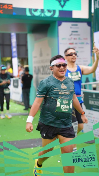 Race photo from Mangkunegaran Run 2025