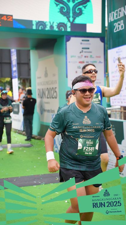 Race photo from Mangkunegaran Run 2025