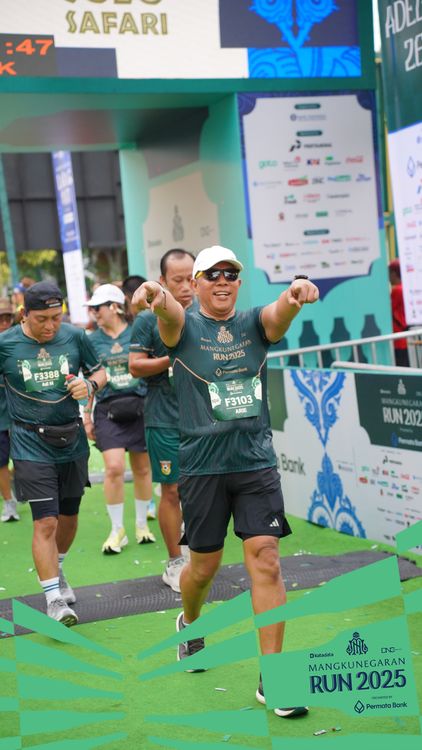 Race photo from Mangkunegaran Run 2025
