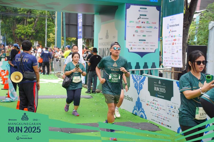 Race photo from Mangkunegaran Run 2025