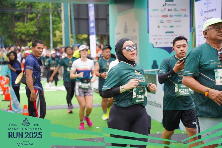 Race photo from Mangkunegaran Run 2025