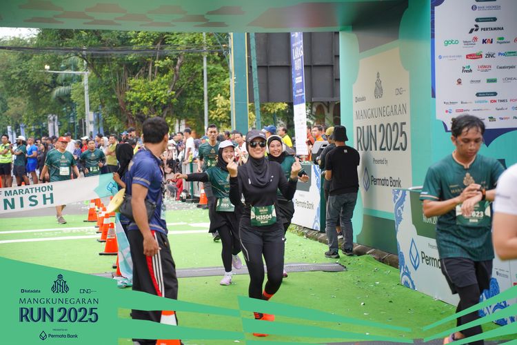 Race photo from Mangkunegaran Run 2025