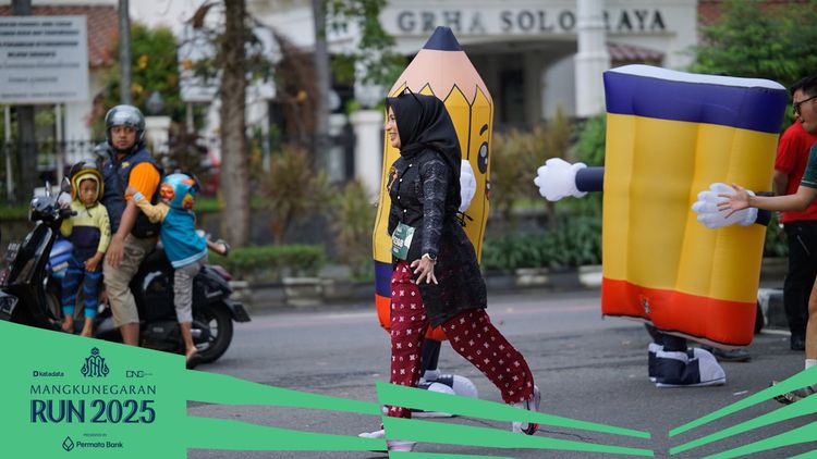 Race photo from Mangkunegaran Run 2025