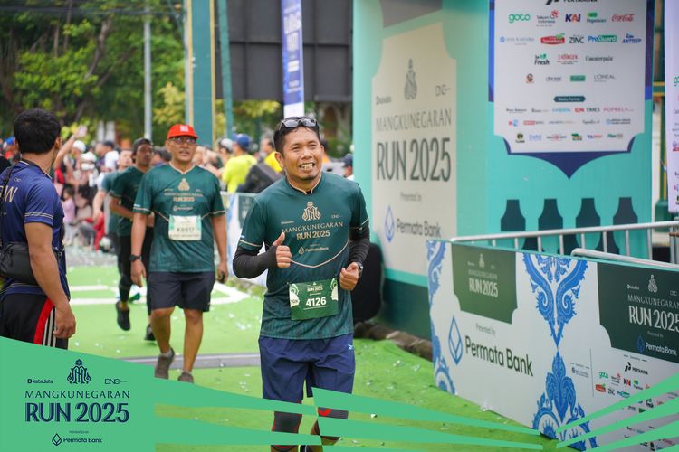 Race photo from Mangkunegaran Run 2025