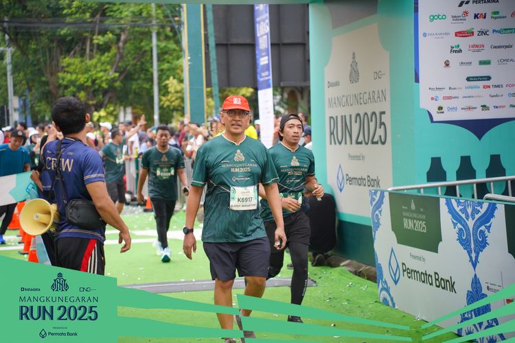 Race photo from Mangkunegaran Run 2025