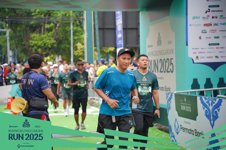Race photo from Mangkunegaran Run 2025