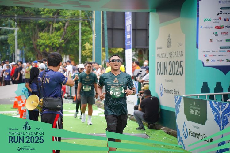 Race photo from Mangkunegaran Run 2025