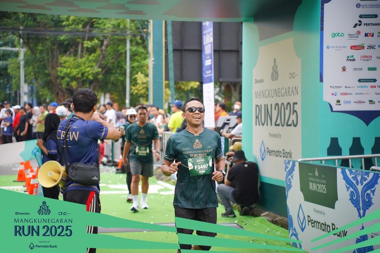 Race photo from Mangkunegaran Run 2025