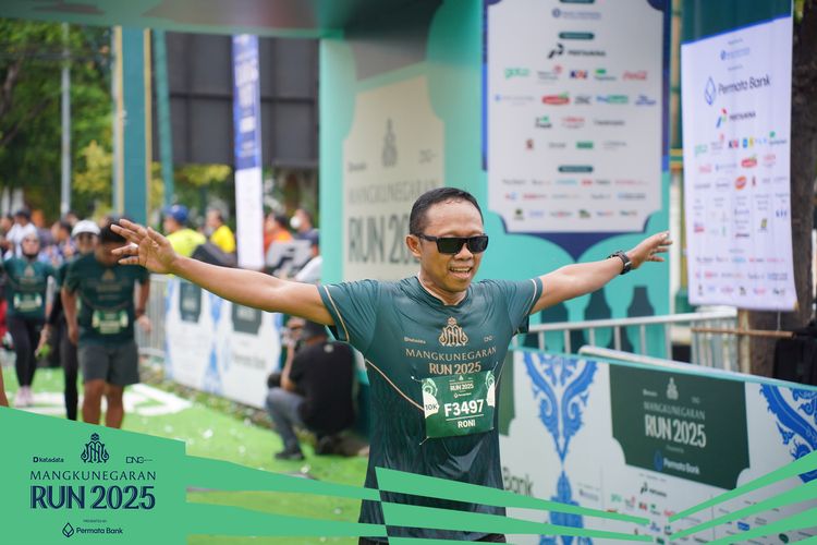 Race photo from Mangkunegaran Run 2025