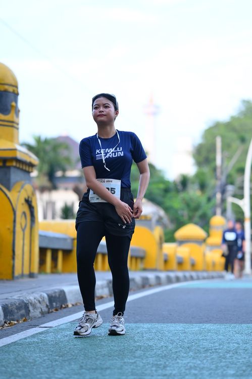 Race photo from KEMLU RUN 2025