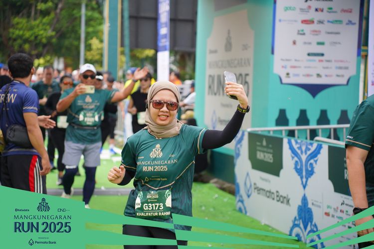 Race photo from Mangkunegaran Run 2025