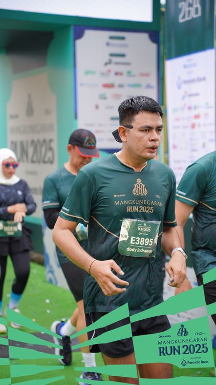 Race photo from Mangkunegaran Run 2025