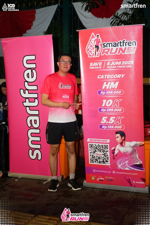 Race photo from Smartfren Run 2025 Vibes