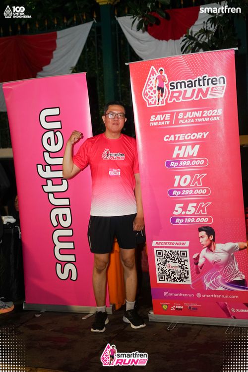 Race photo from Smartfren Run 2025 Vibes