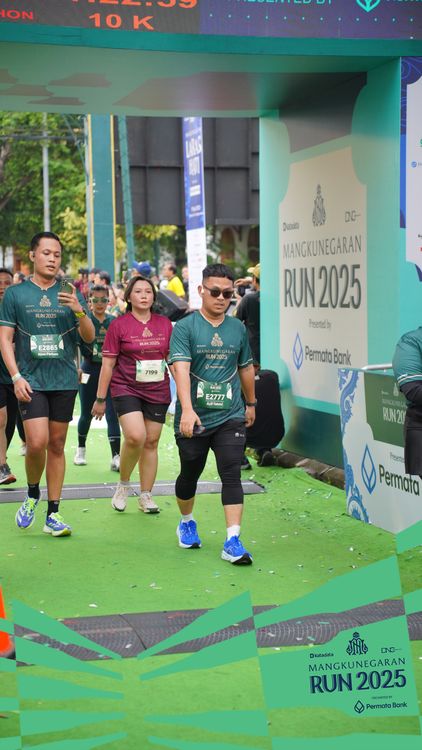 Race photo from Mangkunegaran Run 2025