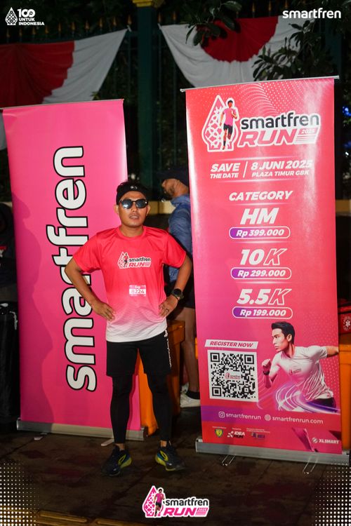 Race photo from Smartfren Run 2025 Vibes