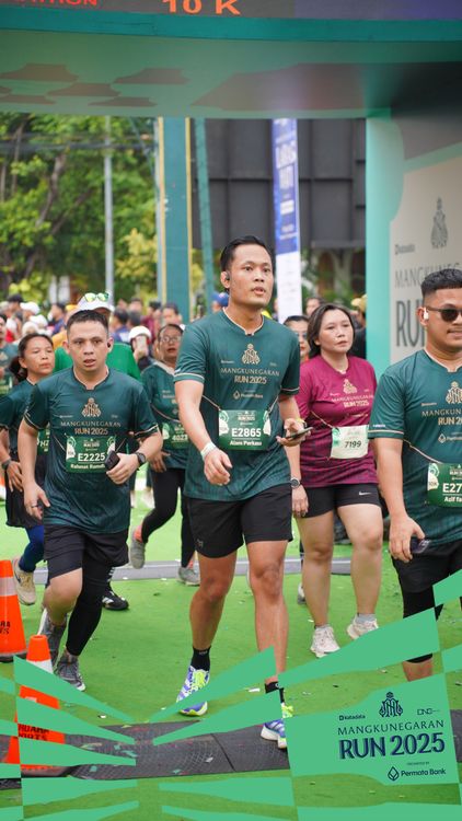 Race photo from Mangkunegaran Run 2025