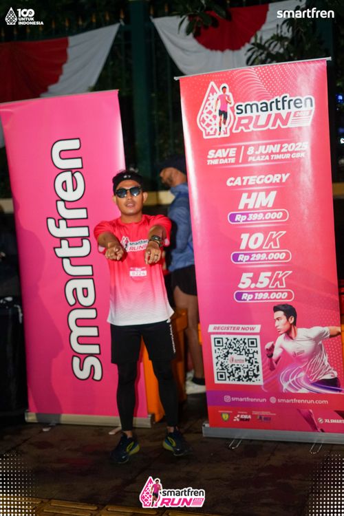 Race photo from Smartfren Run 2025 Vibes