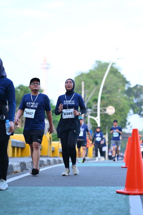Race photo from KEMLU RUN 2025