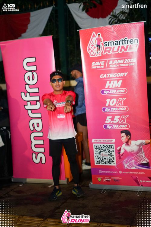 Race photo from Smartfren Run 2025 Vibes