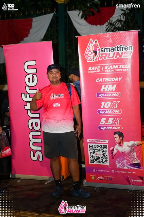 Race photo from Smartfren Run 2025 Vibes