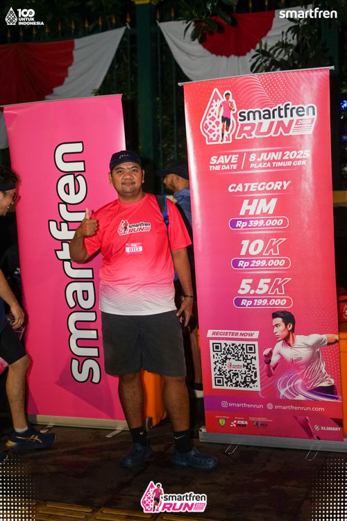Race photo from Smartfren Run 2025 Vibes