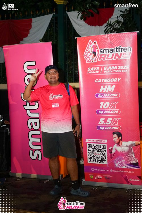 Race photo from Smartfren Run 2025 Vibes