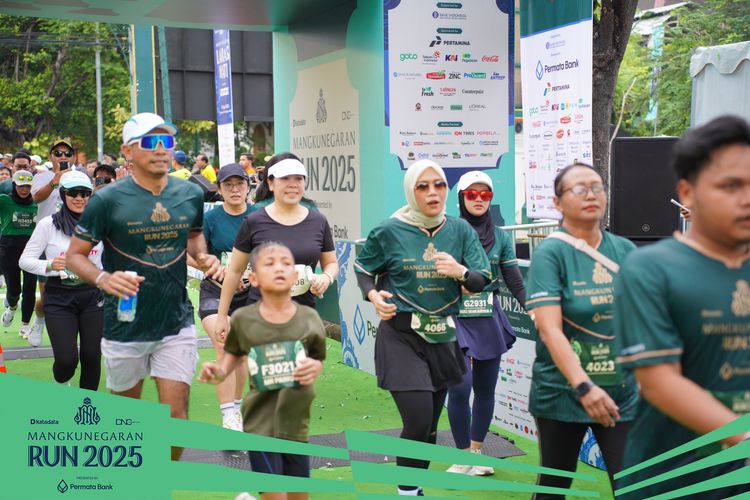Race photo from Mangkunegaran Run 2025