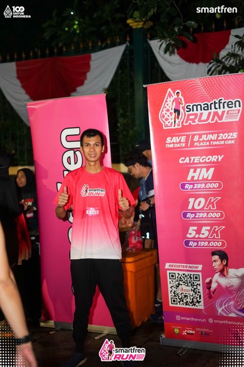 Race photo from Smartfren Run 2025 Vibes