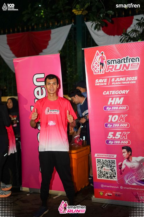 Race photo from Smartfren Run 2025 Vibes