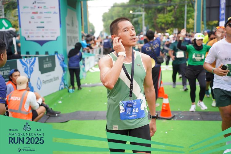Race photo from Mangkunegaran Run 2025